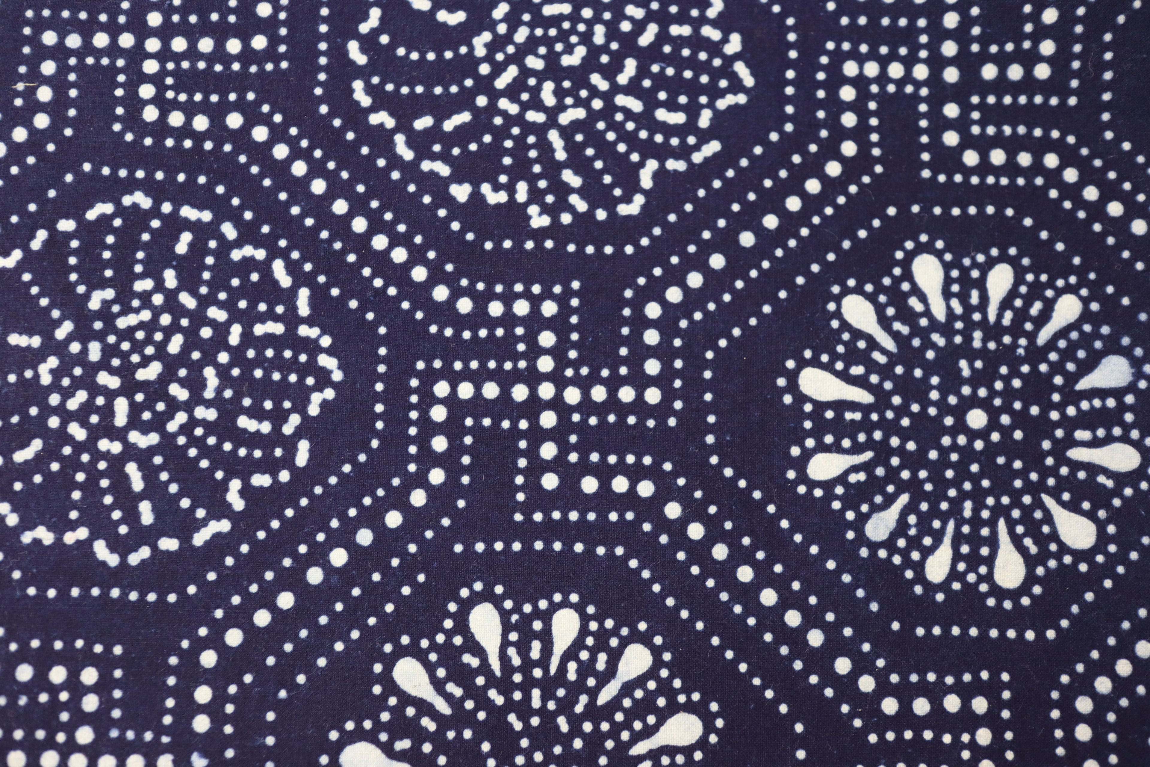 Japanese Indigo Fabric (Aizome) – Vintage Yukata / Kimono Cotton Textile for Quilting, Sewing & Craft – Authentic  Blue Cloth