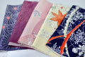 Vintage Japanese Soft Silk Fabric Scrap Set (5 Pieces) -SSET001