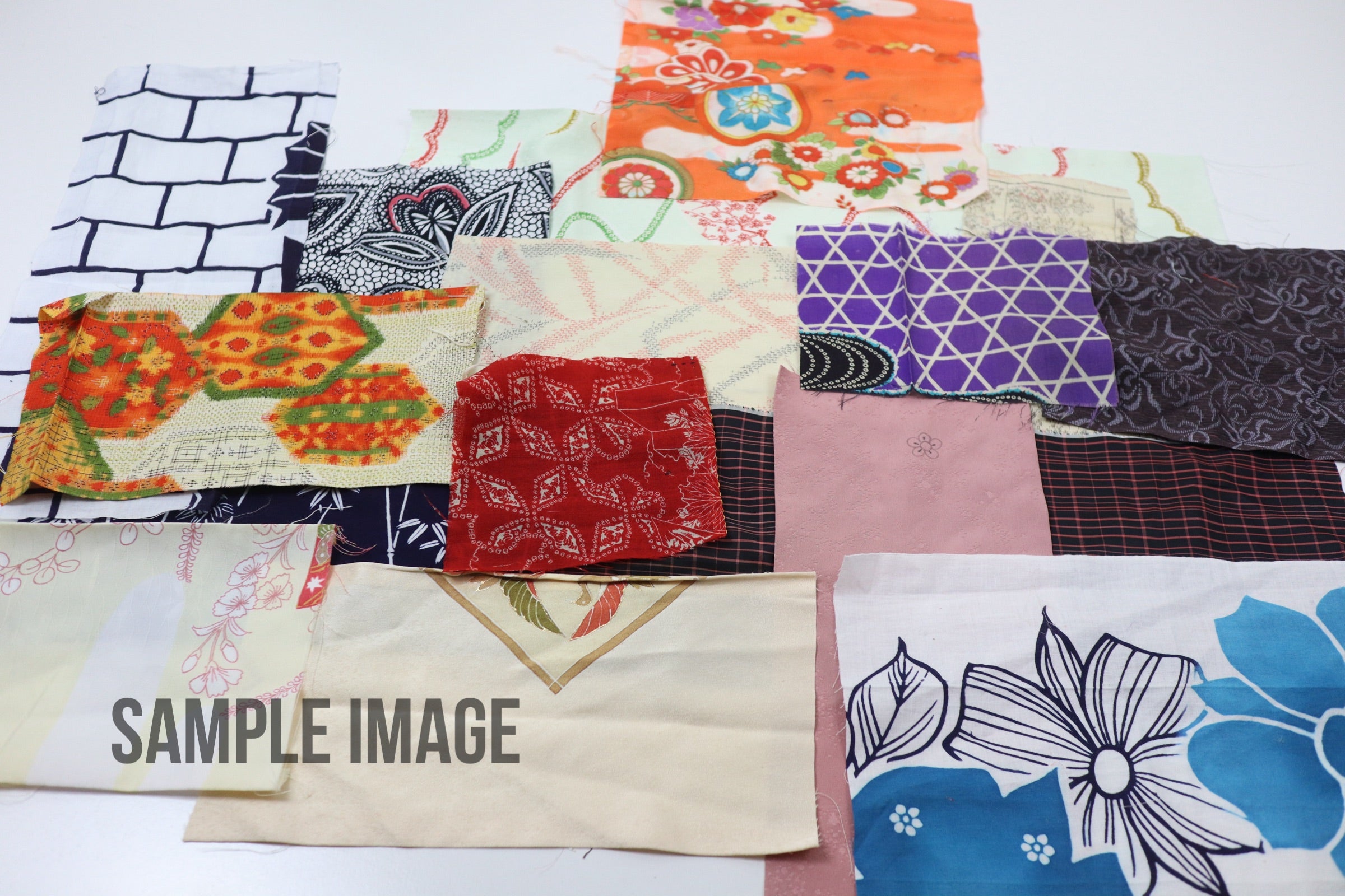 Mystery Kimono Fabric Scrap Pack (100g)