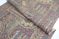 Vintage Japanese Silk Kimono Fabric Panel  - Oriental Sarasa pattern